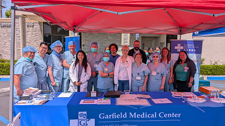 photo of staff at community event