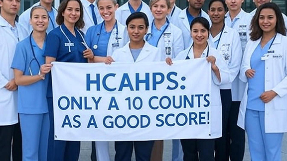 Picture of Nurses Holding Banner.