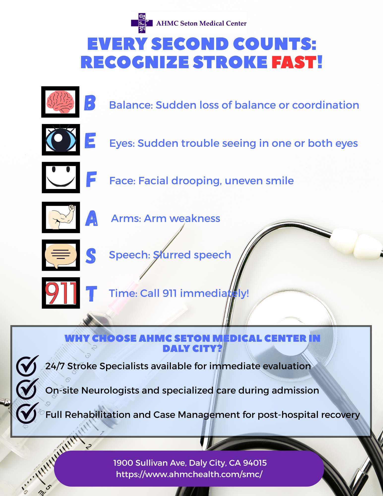 poster of STROKE SYMPTOMS