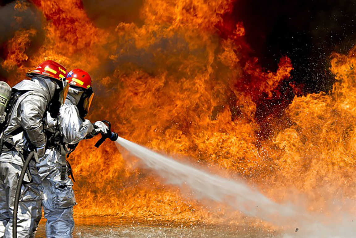 photo of firefighters